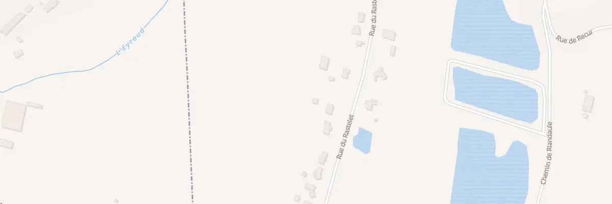 Plan du 22 Rue du Rastelet à La Force