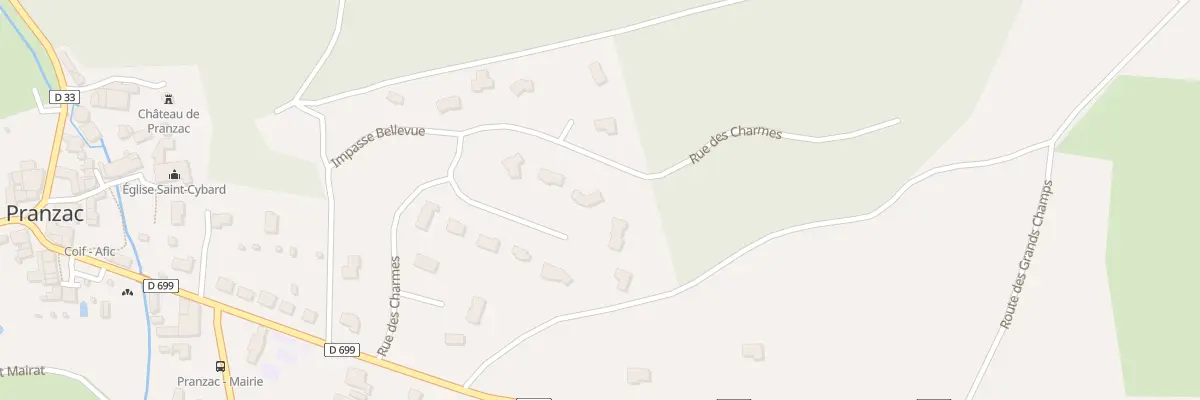Plan du 5 Imp des Charbonnières à Pranzac
