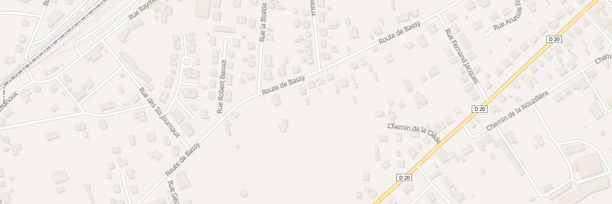 Plan du 23 Rue de Bassy à Mussidan