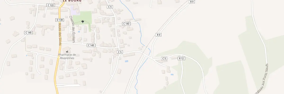 Plan du 27 Rue du Vieux Château à Rivarennes