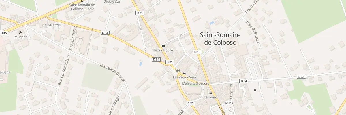 Plan du 44 Rue de la République à Saint-Romain-de-Colbosc