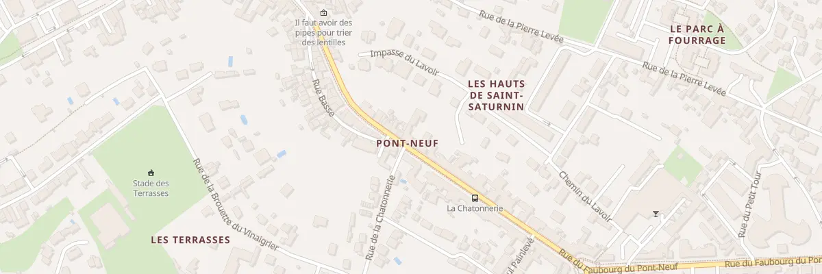 Plan du 107 Rue du Fg du Pont Neuf à Poitiers