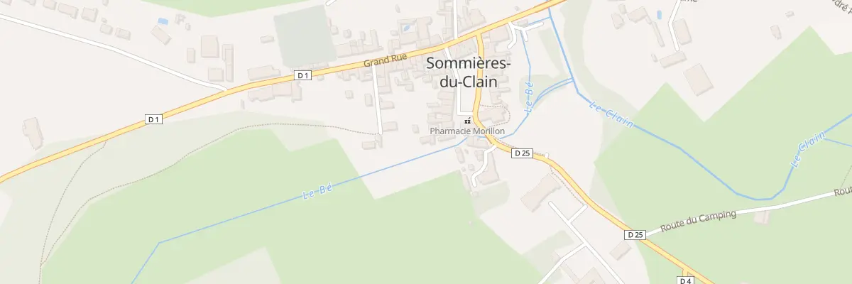 Plan du 11 Pl de l’Eglise à Sommières-du-Clain