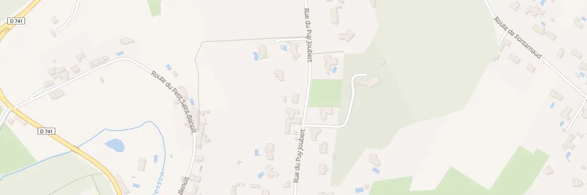 Plan du 20 Rue du Puy Joubert à Saint-Benoît