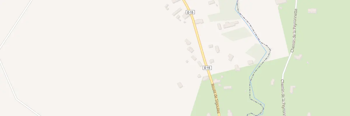 Plan du 100 Les Mouthes Sud à Gardonne