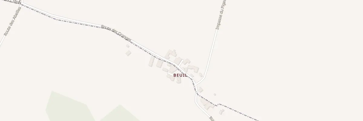 Plan du 1371 Rte des Granges à Cherval