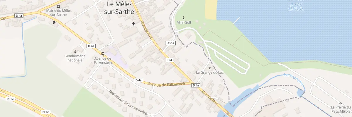 Plan du 34 Gr Grande Rue au Mêle-sur-Sarthe