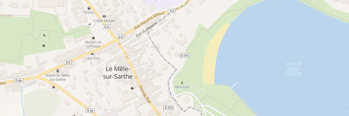 Plan du 10 Rue Louis Grenier à Coulonges-sur-Sarthe