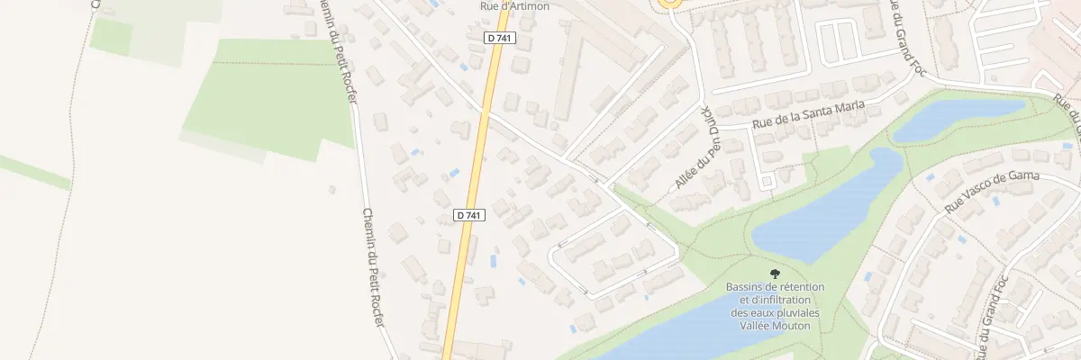 Plan du 6 Rue de la Vallée Mouton à Saint-Benoît