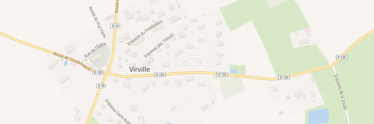 Plan du 2 Imp des Chênes à Virville