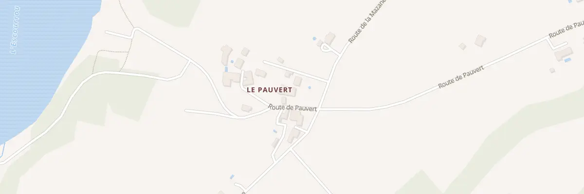 Plan du 684 Rte de Pauvert à Eymet