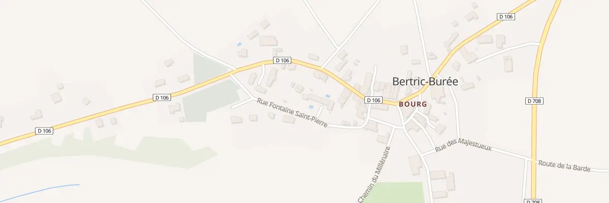Plan du 10 Le Bourg à Bertric-Burée