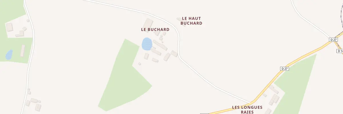 Plan du 5060 Le Buchard à Avesnes-en-Saosnois