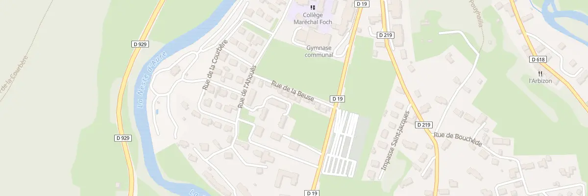 Plan du 9 Rue de la Beuse à Arreau