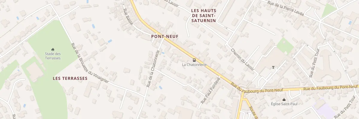 Plan du 122 Rue du Fg du Pont Neuf à Poitiers