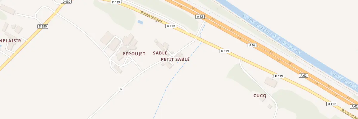 Plan du 5342 Petit Sablé à Feugarolles
