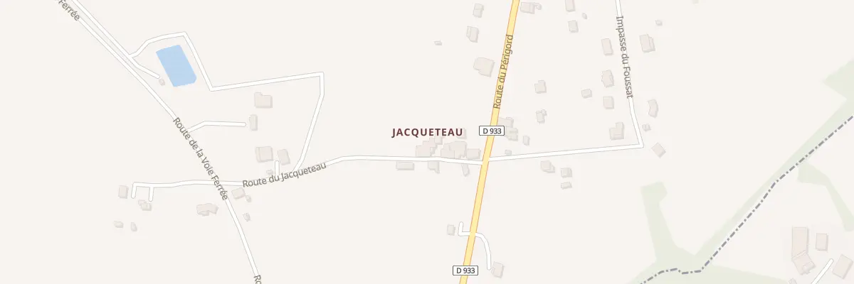Plan du 83 Jacqueteau à Roumagne