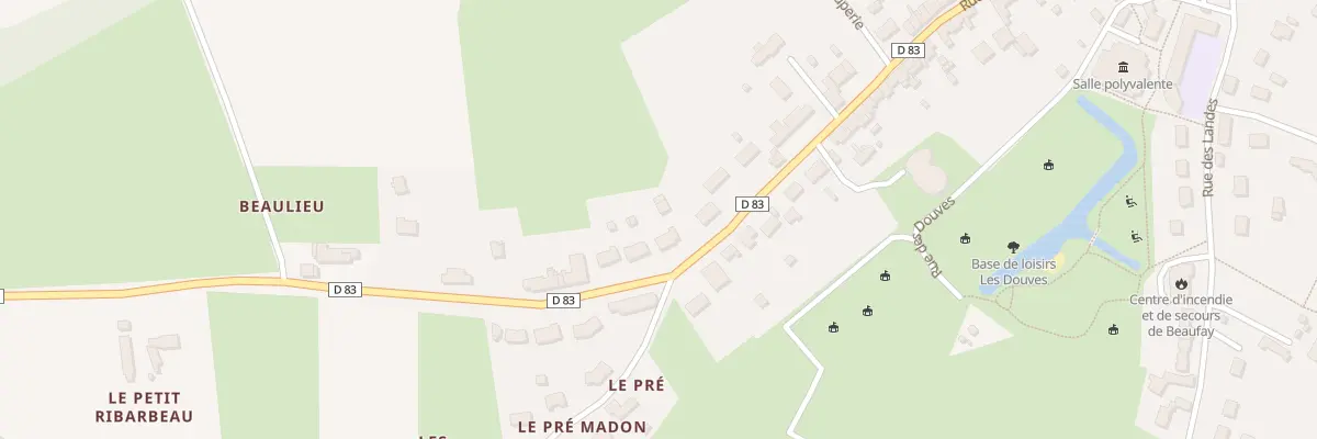 Plan du 72 Rue du Mans à Beaufay