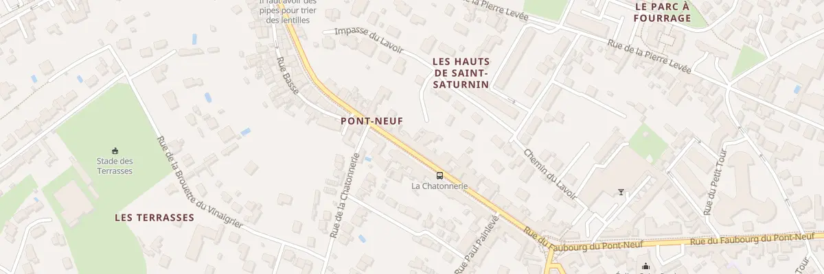 Plan du 121 Rue du Fg du Pont Neuf à Poitiers
