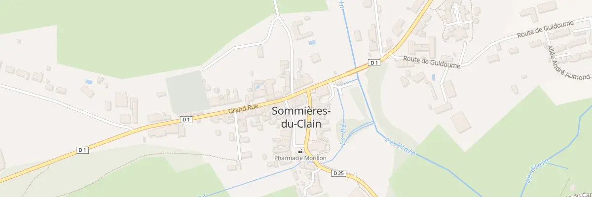 Plan du 5 Rue Grande Rue à Sommières-du-Clain