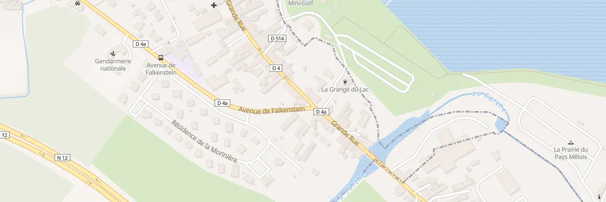 Plan du 2 Av de Falkenstein au Mêle-sur-Sarthe