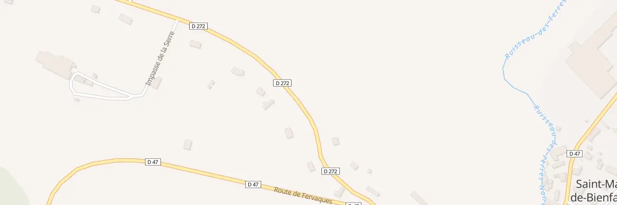 Plan du 8 Rte du Coudray à Saint-Martin-de-Bienfaite-la-Cressonnière