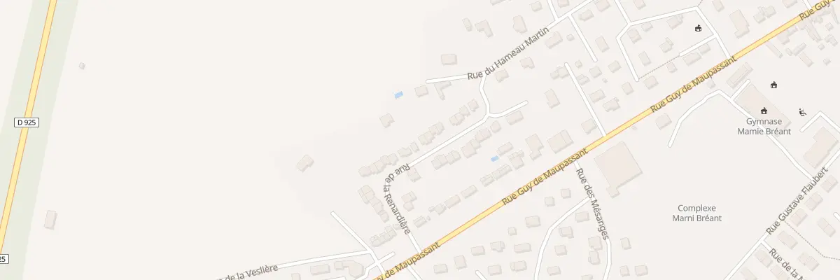 Plan du 25 Rue de la Renardiere à Goderville