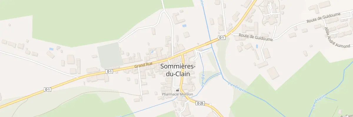 Plan du 3 Rue Grande Rue à Sommières-du-Clain
