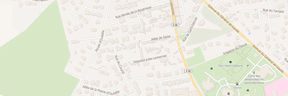 Plan du 6489 All de Seine à Saint-Romain-de-Colbosc