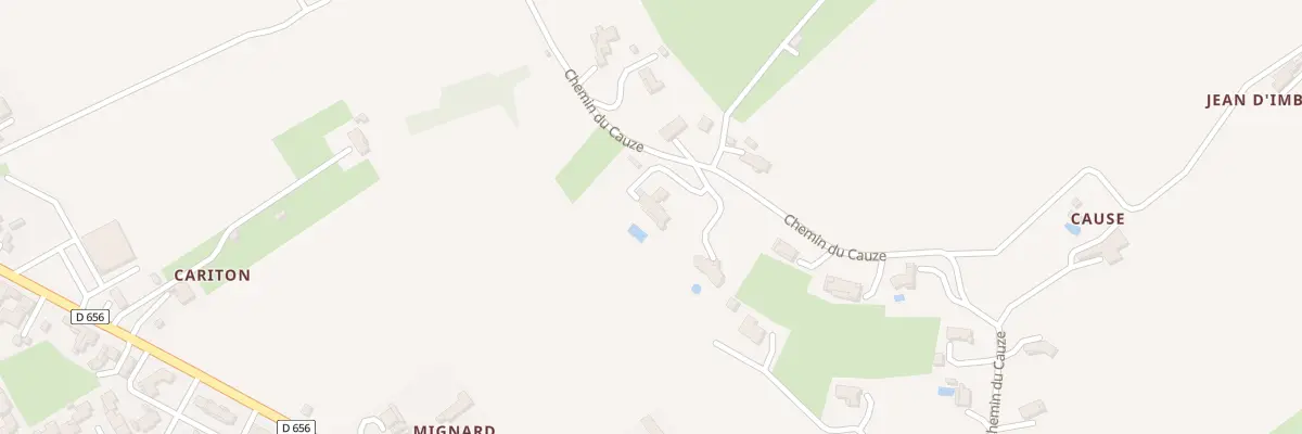 Plan du 601 Che de Cauze à Nérac