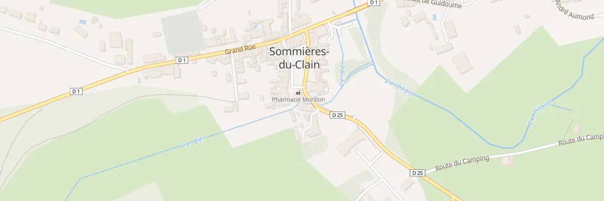 Plan du 7 Pl de l’Eglise à Sommières-du-Clain
