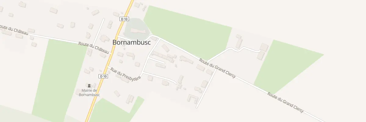 Plan du 200 Rte du Grand Clercy à Bornambusc