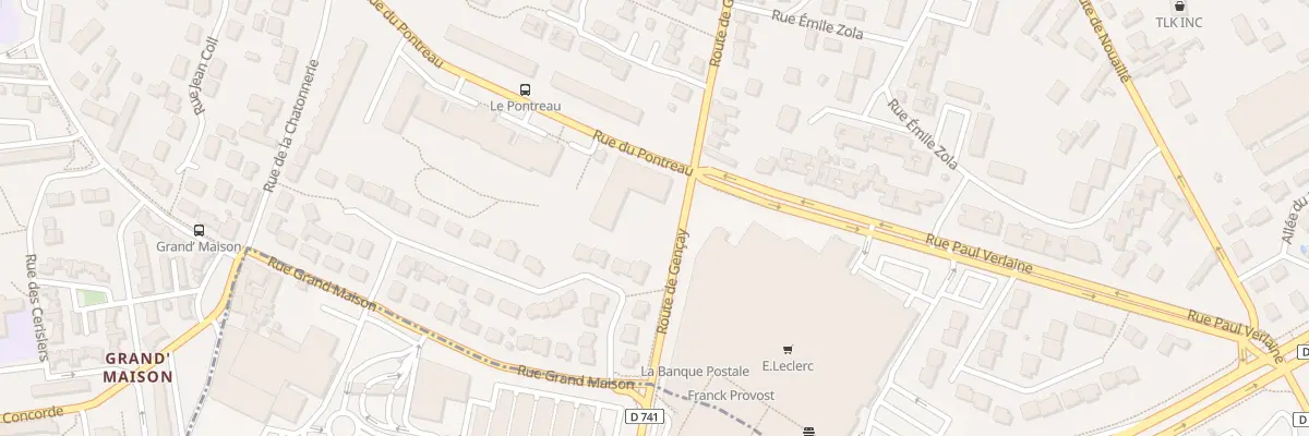 Plan du 72 Rte de Gencay à Poitiers