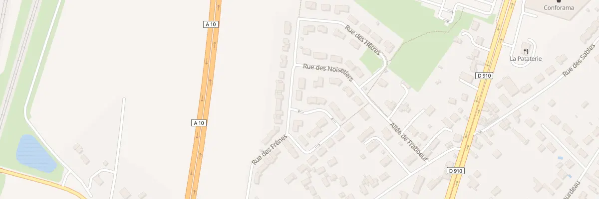 Plan du 18 Rue des Frênes à Chasseneuil-du-Poitou