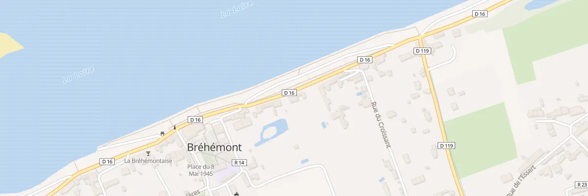 Plan du 16 Av du 11 Novembre à Bréhémont