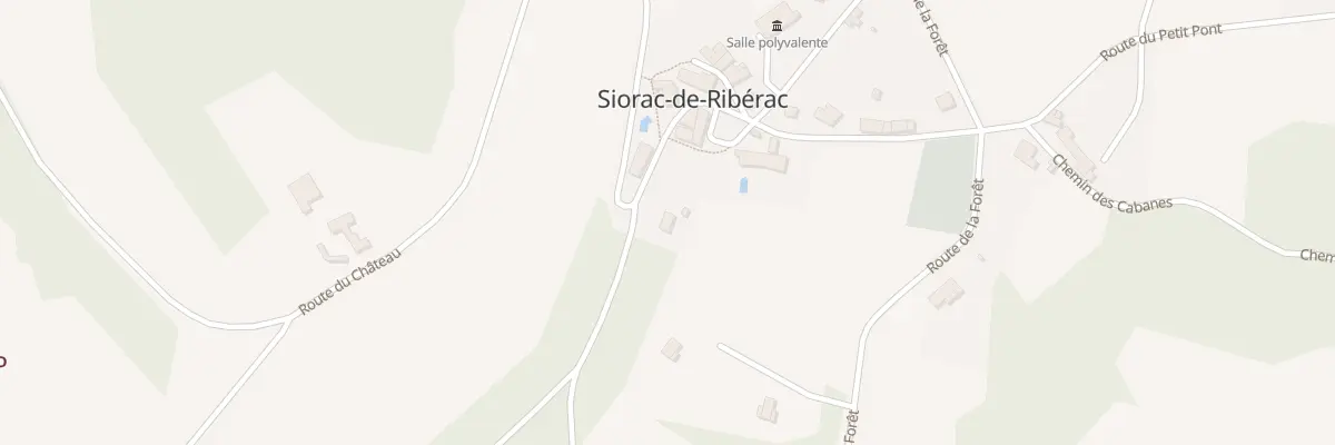 Plan du 5 Rte du Château à Siorac-de-Ribérac