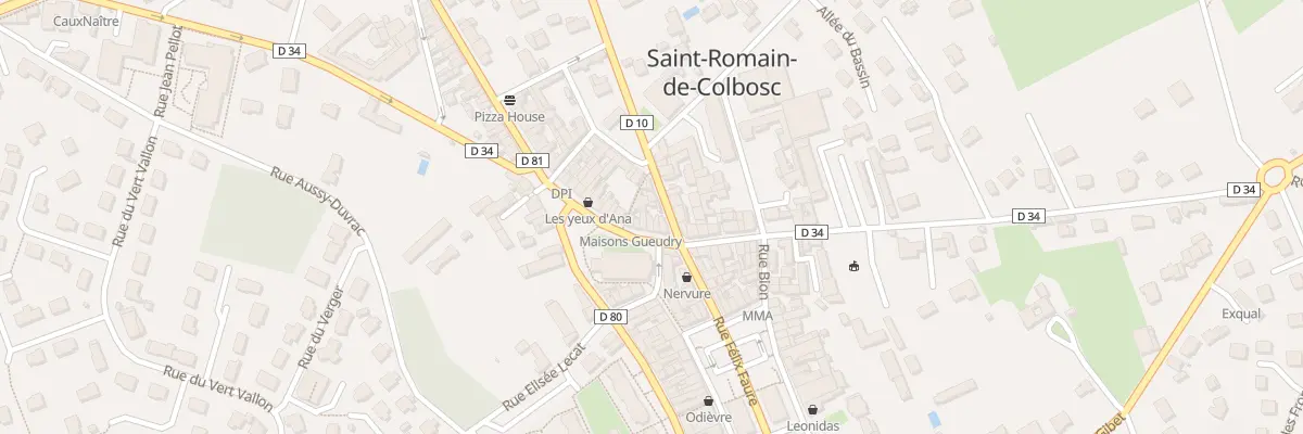 Plan du 6 Rue de la République à Saint-Romain-de-Colbosc