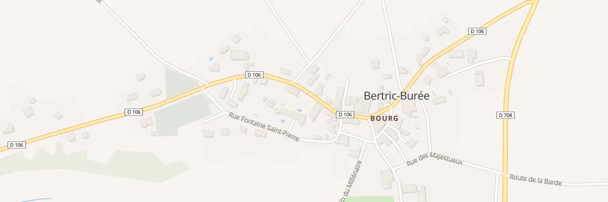 Plan du 6A Le Bourg à Bertric-Burée