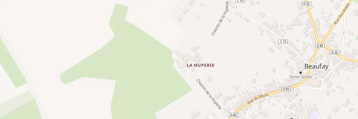 Plan du 50 Rue du Mans à Beaufay