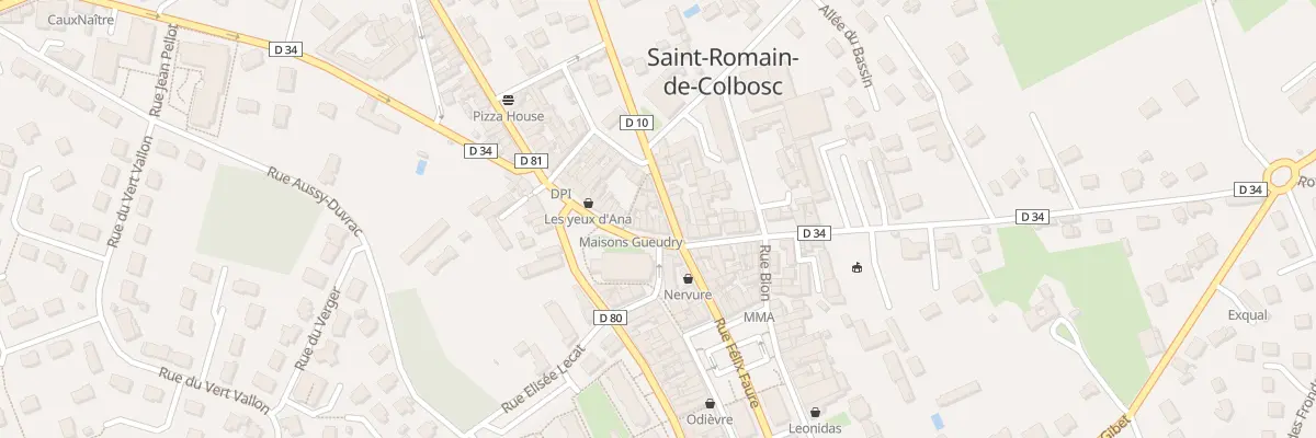 Plan du 4 Rue de la République à Saint-Romain-de-Colbosc