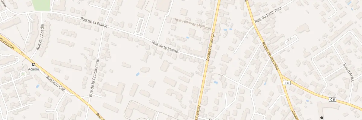 Plan du 5B Rue de la Plaine à Poitiers