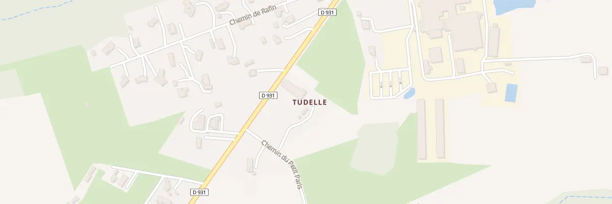 Plan de Rte d’Eauze à Condom