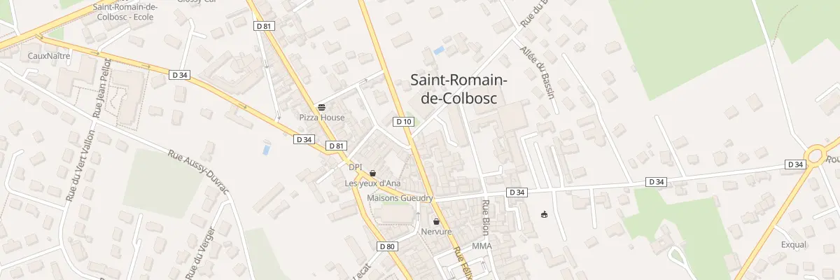Plan du 16 Rue Robert Dubuc à Saint-Romain-de-Colbosc
