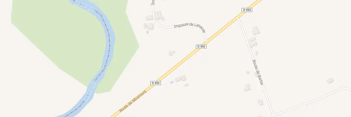 Plan du 1326 Rte de Miramont à Agnac