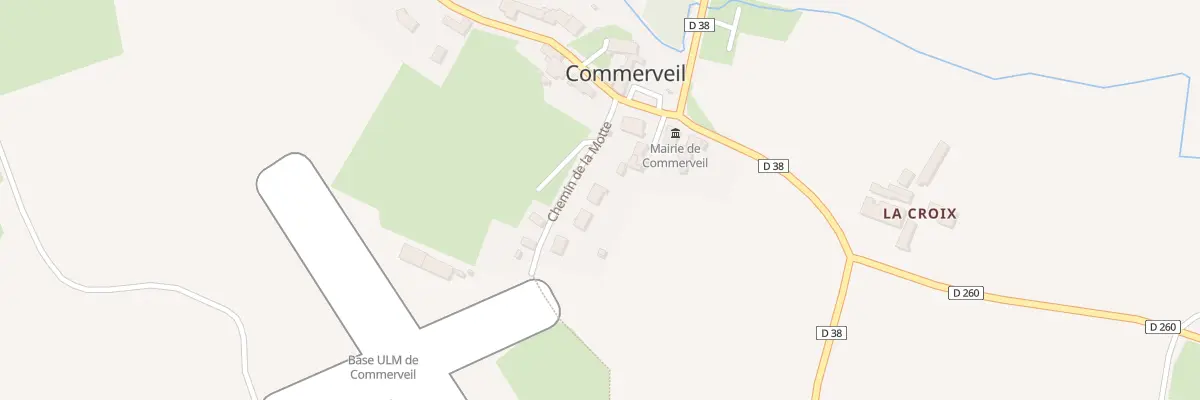 Plan du 3 Che de la Motte à Commerveil