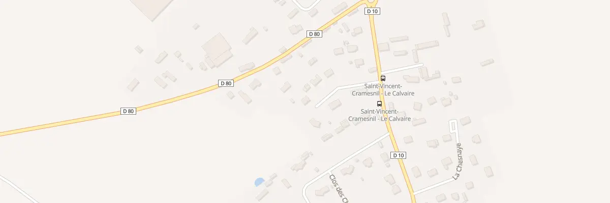 Plan du 100 Che des Grands Prés à Saint-Vincent-Cramesnil