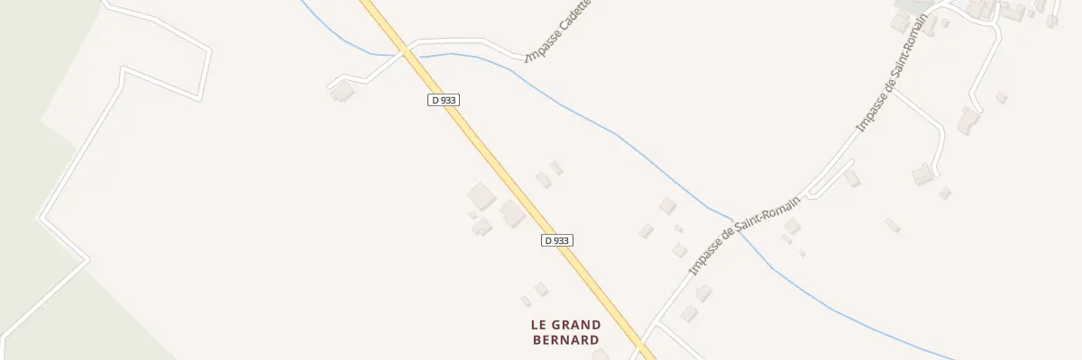 Plan du 1724 Rte du Périgord à Roumagne
