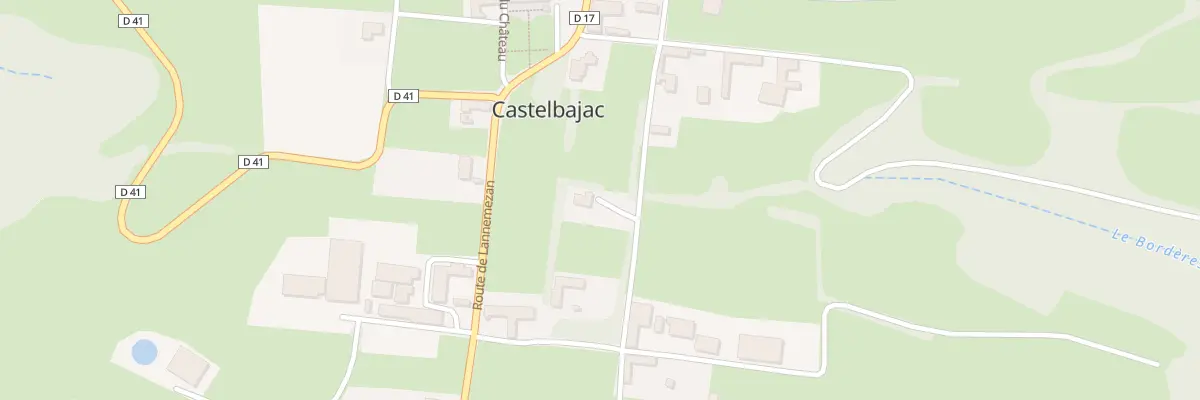 Plan du 295 Che du Devant du Village à Castelbajac