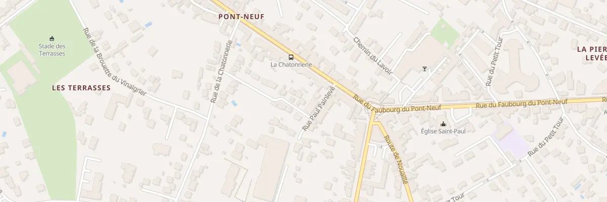 Plan du 2B Rue Maginot à Poitiers