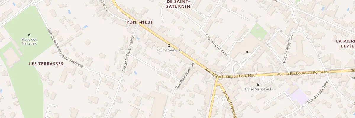 Plan du 140 Rue du Fg du Pont Neuf à Poitiers